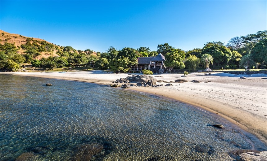 Beach on the shores of Lake Malawi