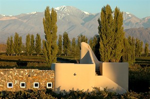 View from Cavas Wine Lodge Mendoza