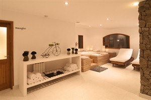The relaxing hotel spa at Destino Sur