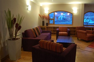 Unwind in the cosy lounge at Destino Sur