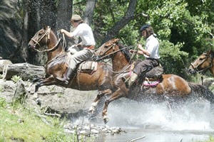 Horseriding at Estancia Huechahue