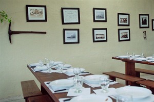 Charming restaurant at Estancia La Elvira