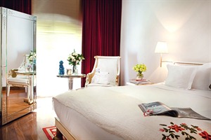 Bedroom of Faena Hotel & Universe
