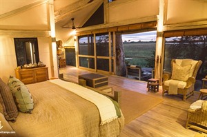 Bedroom at Abu Camp & Villa Okavango