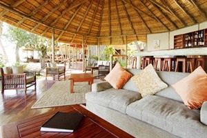 Kwando Lagoon Camp ain Lounge