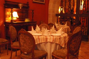 Dining at Parador Santa Maria La Real