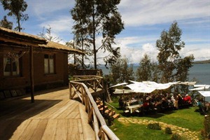 Views on the balcony at Posada del Inca Eco Lodge