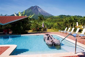Arenal Springs Resort & Spa Pool with Arenal Volcano views