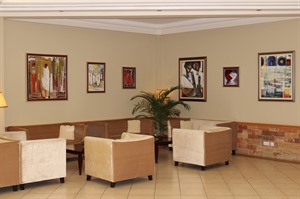Lounge area at Avanti Blue Nile