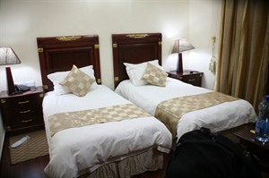 Bedroom at Sabean International Hotel