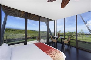 Terrace room at the Pikaia Lodge