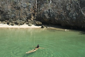 Swimming at Moromba Bay