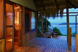 Entrance to chalet at Machangulo Beach Lodge