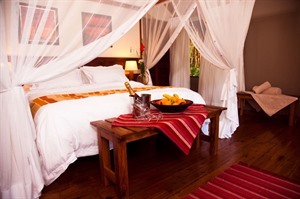 Bedroom at Machangulo Beach Lodge