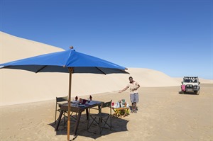 Drinks on the dunes