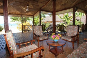 The lounge at Sakatia Lodge