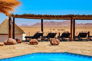 Pool and lounge at Desert Homestead Sossusvlei Desert