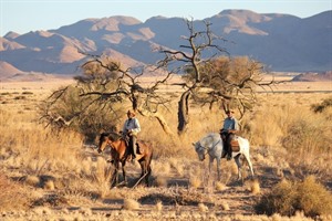 Horseback riding at Desert Homestead Sossusvlei Desert
