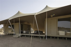 Tented camp at Hoanib Skeleton Coast