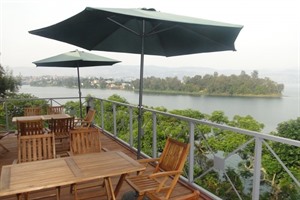 Balcony relaxing at Emeraude Kivu Resort