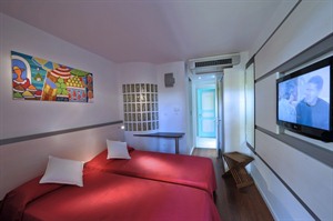 Bedroom example at Hotel Alamanda