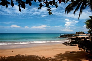 Beach at Bom Bom