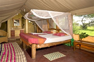 Bedroom at Ikoma Bush Camp