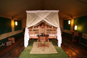 Bedroom at Katuma Bush Lodge