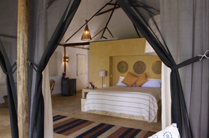 Bedroom at Rubondo Island Camp