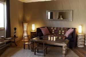 Lounge at Sayari Camp