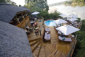 Aerial view of Serena Mivumo River Lodge