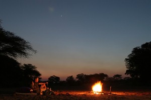 Siwandu Camp at night