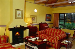Lounge at Bitou River Lodge
