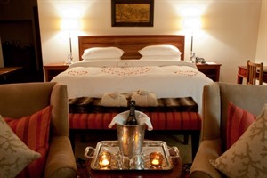 Romantic bedroom at Karkloof Spa