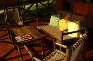 Lounge at Kichanga Lodge