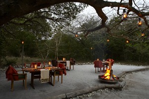 Dining at Kosi Forest Lodge