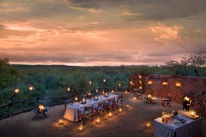 Dining at Madikwe Safari Lodge