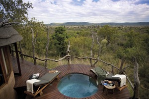 Madikwe Safari Lodge Pool and views