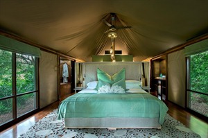 Bedroom at Ngala Tented Camp