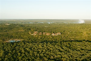 Aerial of Victoria Falls Safari Lodge