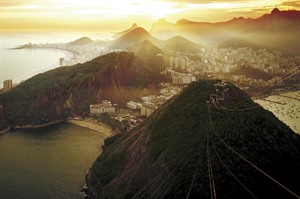 Ariel view of Rio de Janeiro