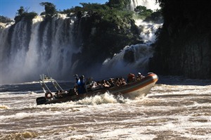 Boat trips at Iguazu Falls