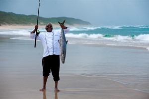 Catch of the day at White Pearl, Mozambique
