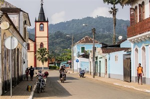 Santo Antonio, Principe's largest urban settlement (Scott Ramsay)