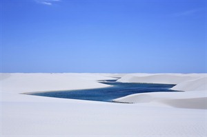 Dunes in the national park