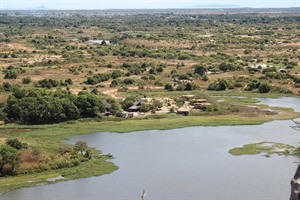 Aerial of Iharana Bush Camp, a unique lodge by Ankarana Ouest