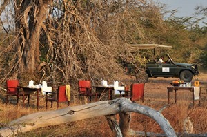 Bush Breakfast at Serena Selous Camp, Selous, Tanzania