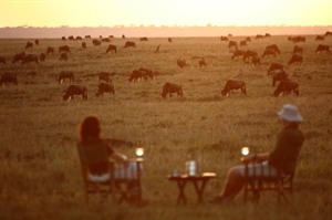 Front-row seats and sundowners on safari: what more could anyone want?